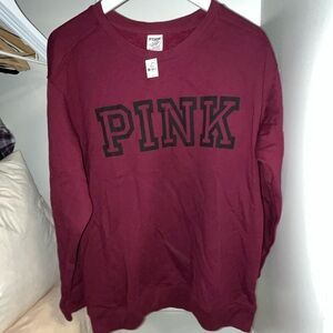 PINK Victoria's Secret Maroon Sweatshirt